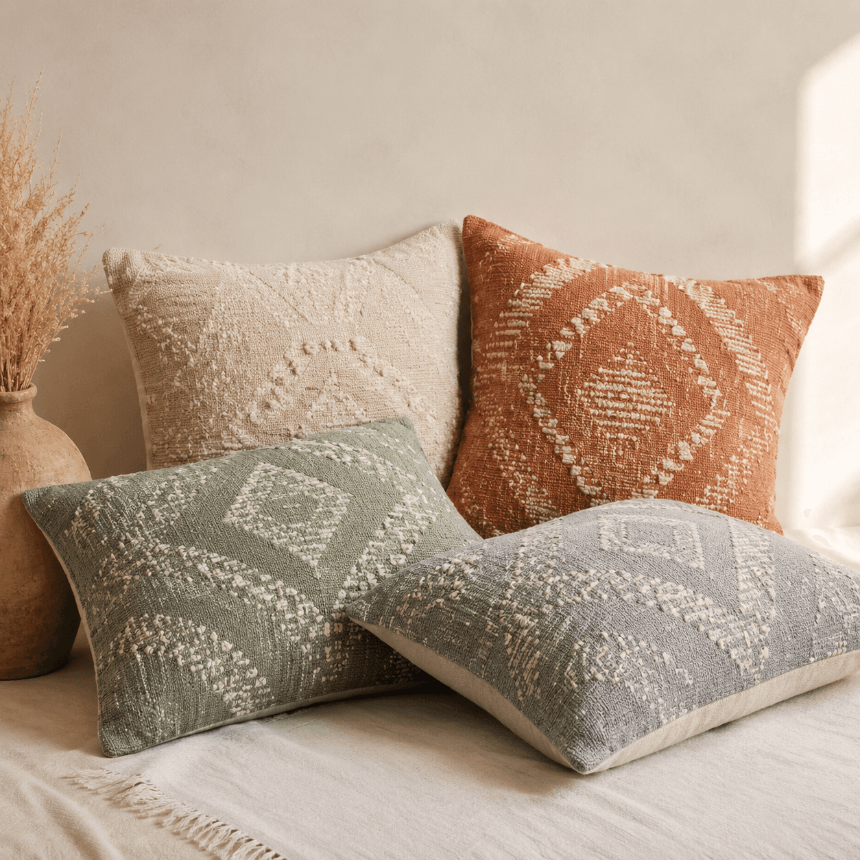 Decorative Throw Pillow Cover Set